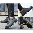 thumbnail image 3 of Steel Toe Safety Shoes Dirty Breathable Men's Work Shoes Anti-Smashing Anti-Puncture Hiking Shoes Non-Slip, 3 of 6