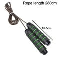 thumbnail image 3 of Jump Rope – Speed Jump Rope With Ball Bearings – Memory Foam Soft Handles – Speed Jump Rope Adjustable Wire Cable – Bearing Speed Rope For Men And Women – Jumping Rope For Workout, 3 of 5