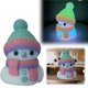 thumbnail image 1 of 3D Impreso Muñeco de Nieve Estatua Sorpresa Colección Adecuado para el Hogar / Escritorio Decoración Cumpleaños Regalo, 1 of 6