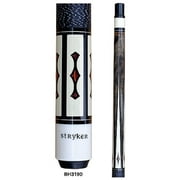 Stryker BH3190 Pool Cue Stick grey w/ Linen Wrap + Quick-Release Joint + Joint Protectors