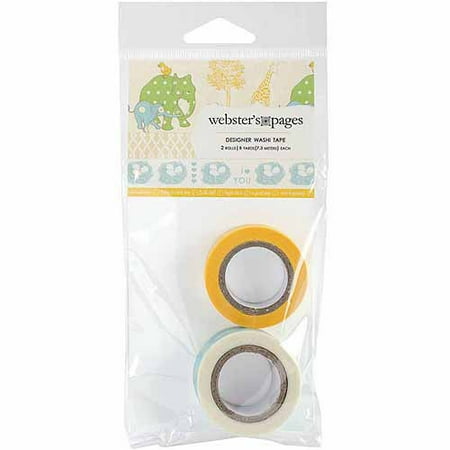 Webster's Pages New Beginnings Washi Tape, 2 Rolls/pkg