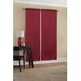 thumbnail image 4 of Mainstays Blackout Curtain Panel Pair, Set of 2, Brick Red, 30"W x 84"L, 4 of 9
