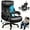 Black, variant on 800lbs Executive Office Chairs, Big and Tall Desk Chair with Adjustable Lumbar Support, Leather Computer Chair with Quiet Rubber Wheel and Extra Wide seat
