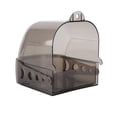 thumbnail image 4 of BAÑO DE PÁJAROS DE CAJA DE DUCHA, CAJA DE ALIMENTACIÓN MULTIFUNCIÓN, NEGRO Gris para Pájaros Pequeños Canarios, 4 of 7