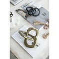 thumbnail image 5 of Bloomingville Marble Circle Chain Décor, Black, 5 of 6