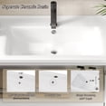 thumbnail image 6 of Euroco 36" Modern Floating Bathroom Vanity combines sleek design, ample storage, and space-saving, 6 of 9