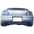 thumbnail image 3 of Ikon Motorsports Rear Aprons Compatible with 2003-2009 Nissan 350Z Fairlady Z Z33 JDM Style Unpainted Black PU Polyurethane Rear Bumper Lip Lower Side Spat Valance Winglet Canard Protector 2PCS, 3 of 6