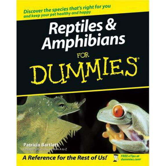 Pre-Owned Reptiles & Amphibians for Dummies (Paperback) by Patricia Bartlett