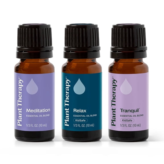 Plant Therapy Relaxation Synergy Set 100% Pure, Undiluted, Natural Aromatherapy