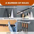 thumbnail image 4 of Jinsinto Adjustable Curtain Rod Support Bracket, Satin Nickel, 3 Pack, 4 of 5
