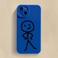 thumbnail image 3 of Funda de teléfono de dibujos animados Matchman para iPhone 11, 12, 13, 14, 15 Pro Max, XR, XS, X, 7, 8 Plus, SE 2020, a prueba de golpes, cubierta de silicona TPU suave mate, 3 of 5
