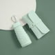thumbnail image 4 of Paraguas de viaje portátil y resistente para hombres y mujeres, miniparaguas compacto para acampar. Verde, 4 of 9