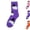 #01 Purple, variant on Womens Halloween Cute Fuzzy Crew Socks Spooky Soft Warm Fluffy Thick Casual Home Socks for Fall Winter Daily Wear,One Size,Pink