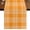 Orange, variant on Buffalo Plaid Burlap Cotton Table Runner 13x120 Inches Long, Modern Gray Farmhouse Gingham Striped Farmhouse Table Runners, Outdoor Dining Tablecloths Decor for Baby Shower/Party/Wedding