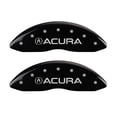 thumbnail image 3 of MGP 4 Caliper Covers Engraved Front & Rear Acura Black finish silver ch Fits select: 2007-2008 ACURA TL TYPE S, 3 of 6