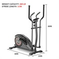 thumbnail image 5 of Elliptical Exercise Machine, Elliptical Machine for Home Use, Adjustable Magnetic Elliptical with Pulse Rate Grips and LCD Monitor, 350LB Weight Capacity, 5 of 10