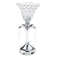 thumbnail image 4 of Candelabro votivo de cristal para decoración del hogar, decoración de bodas 29cm, 4 of 9