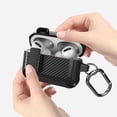 thumbnail image 1 of Case Compatible Airpods Pro 2 With Secure Lock Clip, Switch Cover Carbon Fiber Pattern For Airpods Pro 2, 1 of 3