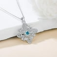 thumbnail image 2 of AOBOCO 925 Sterling Silver Witches Knot Birthstone Pendant Necklace-Original Protection Witch Celtic Knot Jewelry Mothers Day Gifts for Women, 2 of 10