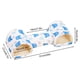 thumbnail image 2 of Lecho del túnel del escondite de cobayas | Refugio acogedor y lavable para pequeños animales en cueva | Casa de peluche blanda con fondo antideslizante | Azul | 20,08"x6,7"x5,9" | para conejos, 2 of 5