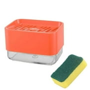 Soap Dispenser With Sponge Holder Dish Detergent Dispenser Including Sponge