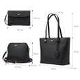 thumbnail image 4 of LOVEVOOK Bolsos para Mujer Bolsos de Hombro Tote Satchel Hobo 3 Piezas Conjunto de Monedero, 4 of 5