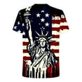thumbnail image 4 of Njoeus White T Shirts For Men Classic Tees Men American Flag Patriotic Men'S T-Shirt Fashion Funny Graphic Tees Mens Short Sleeve Shirt Black Sports T Shirt Men Summer Savings, 4 of 5