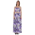 thumbnail image 5 of Bimba 2 Pcs Sexy Beach Party Wear Dress For Womens Printed Smocked Crop Top & Long Skirt CoordSet, 5 of 7