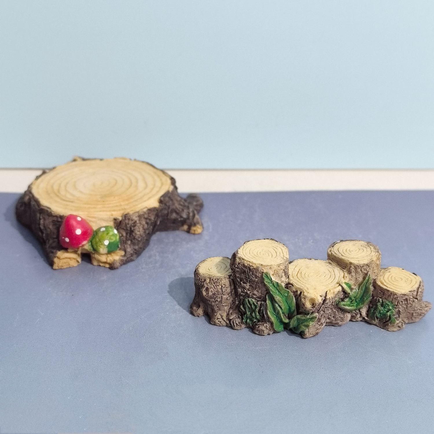 Mini artificial small stake bridge resin ornament micro landscape decoration sand table bonsai climbing pet fish tank sinking landscaping