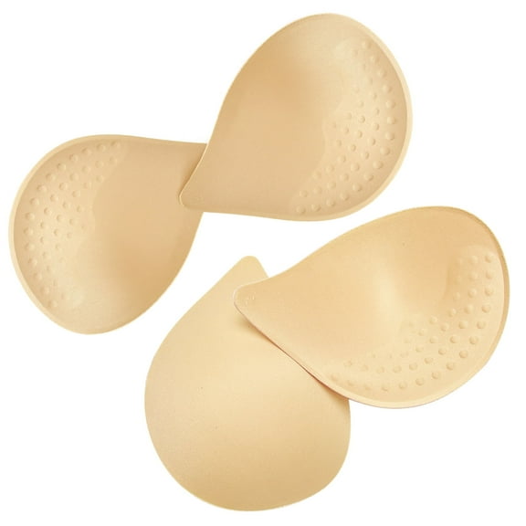 2 Pairs Padding Inserts for Bras Sports Bra Inserts Push Up Breast Bra Insert Pads Removable Bra Cups for Women