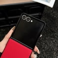 thumbnail image 2 of Allytechgroup for Samsung Galaxy Z Flip 7 Case, Slim Leather Texture Phone Case for Samsung Galaxy Z Flip 7, Premium PU Cover with Raised Edge Protection Precise Cutouts Anti-Scratch Lightweight,Blue, 2 of 8