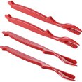thumbnail image 1 of RV Pelador de camarones, juego de 4 Pelador de camarones de plástico, utensilios para pelar camarones, lavadora de camarones portátil Rojo Verde, 1 of 5