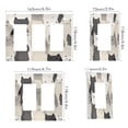thumbnail image 2 of Yayeee Rocker Switch Wall Plate 2-Gang 4.7"x4.6" Home Decorative Outlet Cover, Beige Cute Cats, 2 of 6