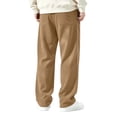 thumbnail image 5 of SAWOBUUN Men's Corduroy Pants Wide Leg Elastic Waist Loose Fit Casual Trousers with Pockets, 5 of 7