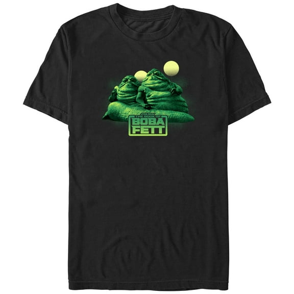 Men's Star Wars: The Book of Boba Fett The Hutt Twins  Graphic Tee Black X Large