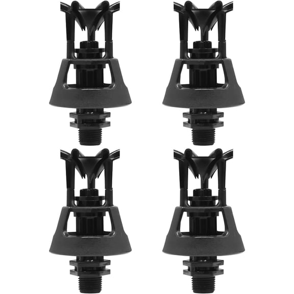 4 Pack Wobbler Sprinkler, 1/2 inch Water Saving Sprinkler Head, 42–52 ft Coverage Garden & Yard Irrigation Wobblers for Medium Lawn and Areas (Nylon)