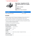 thumbnail image 2 of Water Pump - Compatible with 1983 - 1988 Toyota Cressida 2.8L 6-Cylinder GAS 1984 1985 1986 1987, 2 of 2