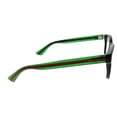 thumbnail image 3 of Gucci Eyeglasses GG0005O-002 51mm Black-Green / Demo Lens [51-20-145], 3 of 4