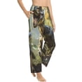thumbnail image 2 of Daiia Ferocious Dinosaur Women's Sleep Pant with Pockets and Drawstring,Pajama Pants-Small, 2 of 9