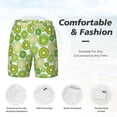 thumbnail image 5 of Balery Kiwi Lemon Mens Swim Trunks Swim Shorts for Men Quick Dry Inseam Beach Shorts with Compression Liner Pocket-Large, 5 of 9
