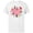 White, variant on Disney Princess Family Heart Dad of the Birthday Kid - Short Sleeve Cotton T-Shirt for Adults - Customized-Black