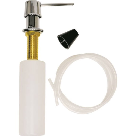 DANCO Universal Soap Dispenser With Curved Nozzle in Chrome (10038)