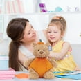 thumbnail image 4 of Zmoon Pumpkin Bear Stuffed Animal, 4 of 6