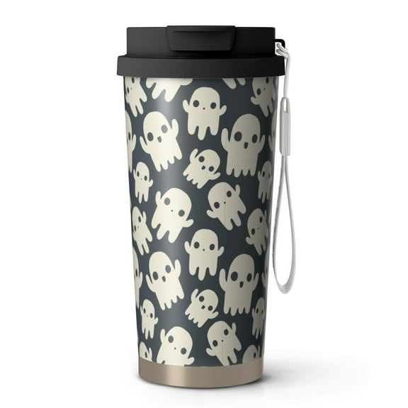 18oz Double Drinking Coffee Mug – Vacuum Insulated Stainless Steel Travel Cup with Leakproof Lid, 316 Steel Thermos Tumbler for Hot & Cold Beverages