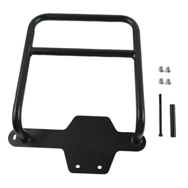 Soporte para alforjas laterales de motocicleta, color negro, portátil, compatible con alforjas de sillín, soporte de montaje, accesorios para motocicl