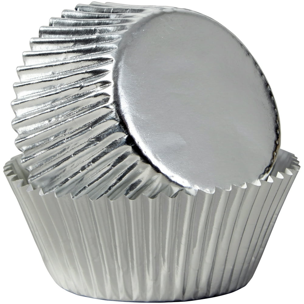 Wilton Cupcake Liners, Silver, 24 Count