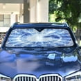 thumbnail image 3 of Iauyy Foldable Windshield Sun Shade for Cars, Interior Sun Protection for car UV Protection for Sedan/SUV/Truck, (S/M/L) Create An Air Of Mystery, 3 of 8