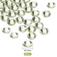 thumbnail image 2 of Uxcell 288 Pcs Strass Hotfix Cristales de Vidrio Plano (SS34 7.3mm, Amarillo Claro), 2 of 5
