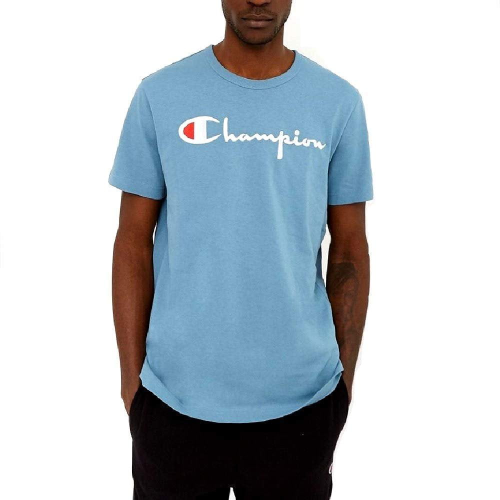 Champion Men's Big & Tall Heritage Graphic T-Shirt 2XL, Coast Blue ...