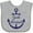 AC-Heather Grey, variant on Inktastic Just Arrived Nautical Anchor Boys or Girls Baby Bib
